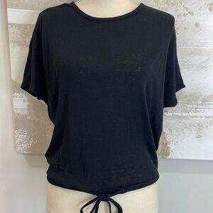 Chaser Flowy tee with tie waist size small